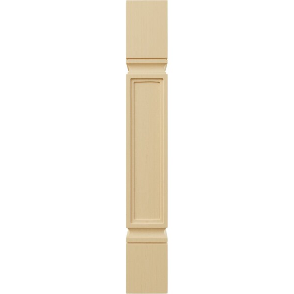 5W X 5D X 35 1/2H Kent Raised Panel Cabinet Column, Alder